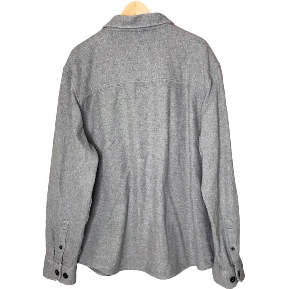 Helly Hansen Men's Drammen Cotton Heavyweight Flannel Shirt Shacket Gray 2XL